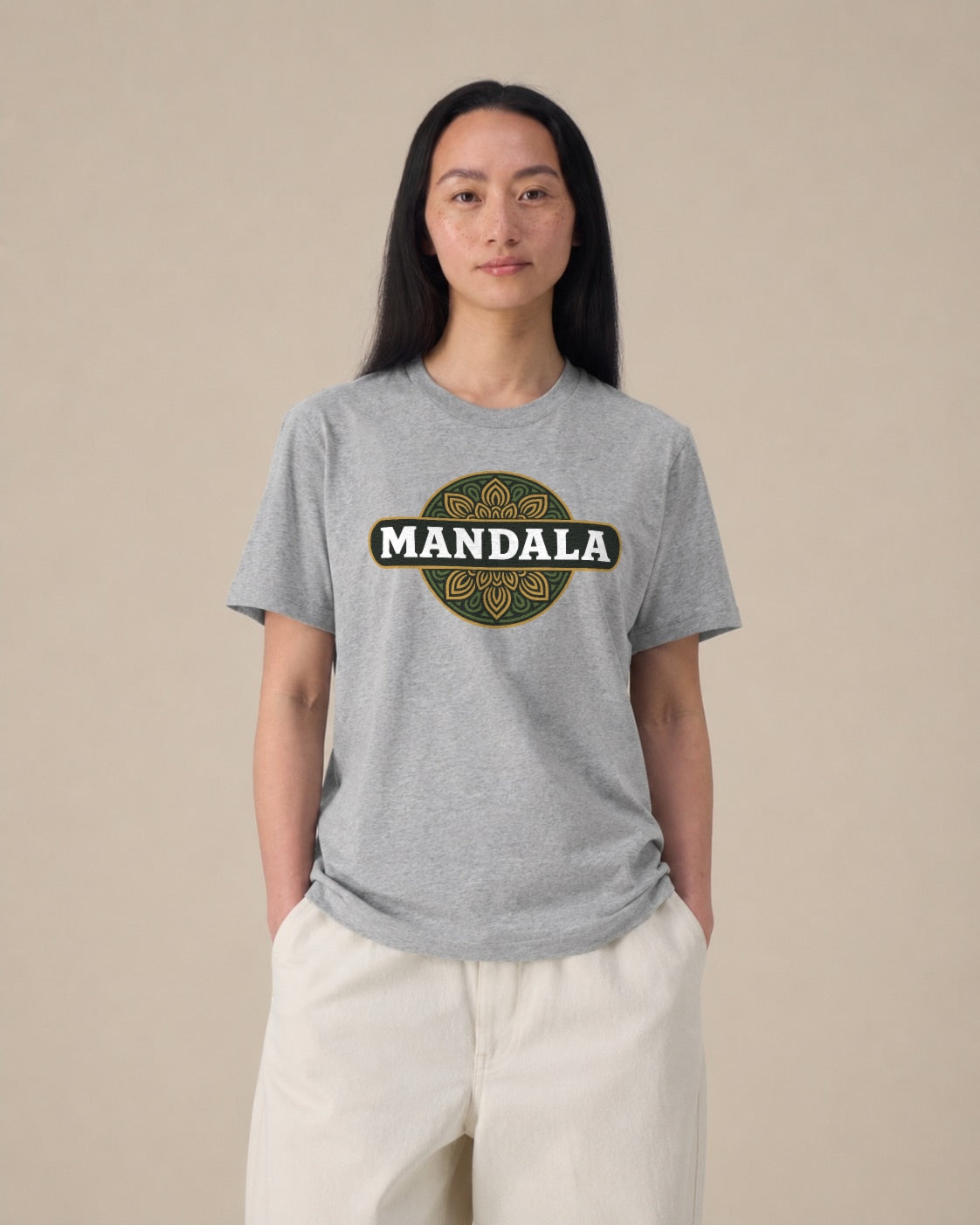 Mandala Originals Tee – Grå