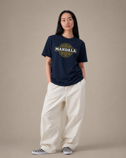 Mandala Originals Tee – French navy
