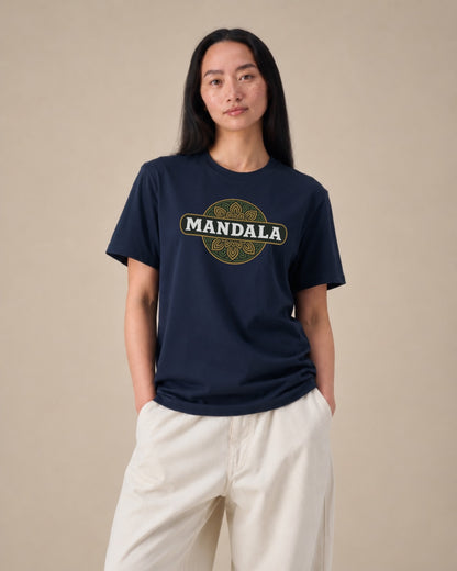 Mandala Originals Tee – French navy