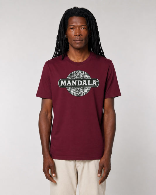 Mandala Originals Tee – Burgundy