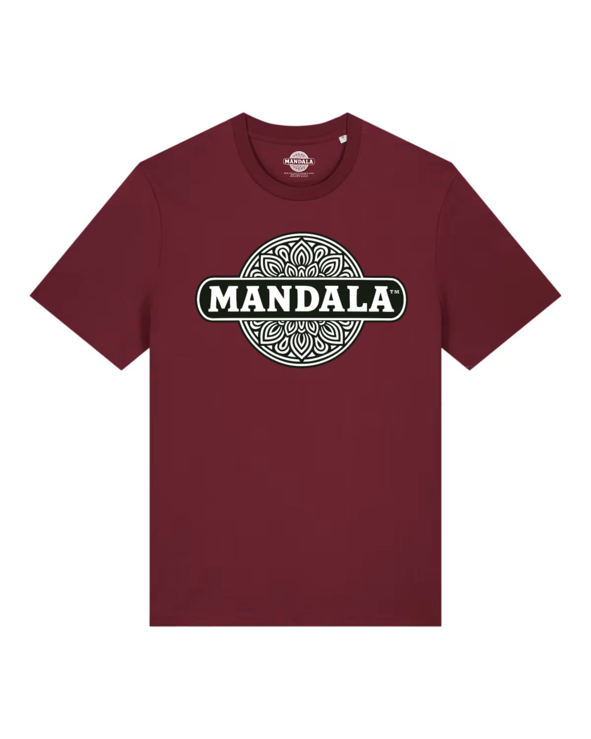 Mandala Originals Tee – Burgundy