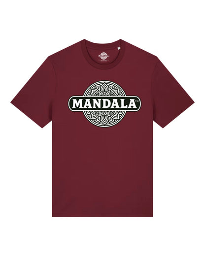 Mandala Originals Tee – Burgundy
